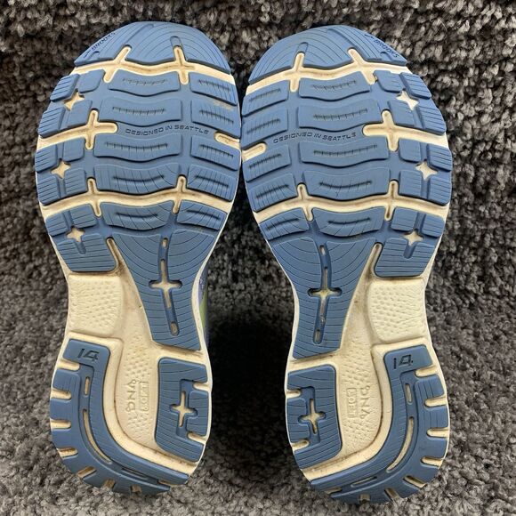 Brooks Shoes Womens 10 B Ghost 14 Running Sneaker Multicolor Low Top 1203561B544 - Picture 8 of 10